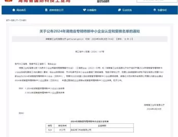 良名阀门正式认定为“专精特新”企业